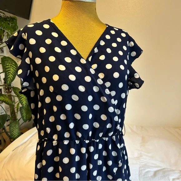 Grecerelle High Low Polka Dot Dress - Picture 2 of 6